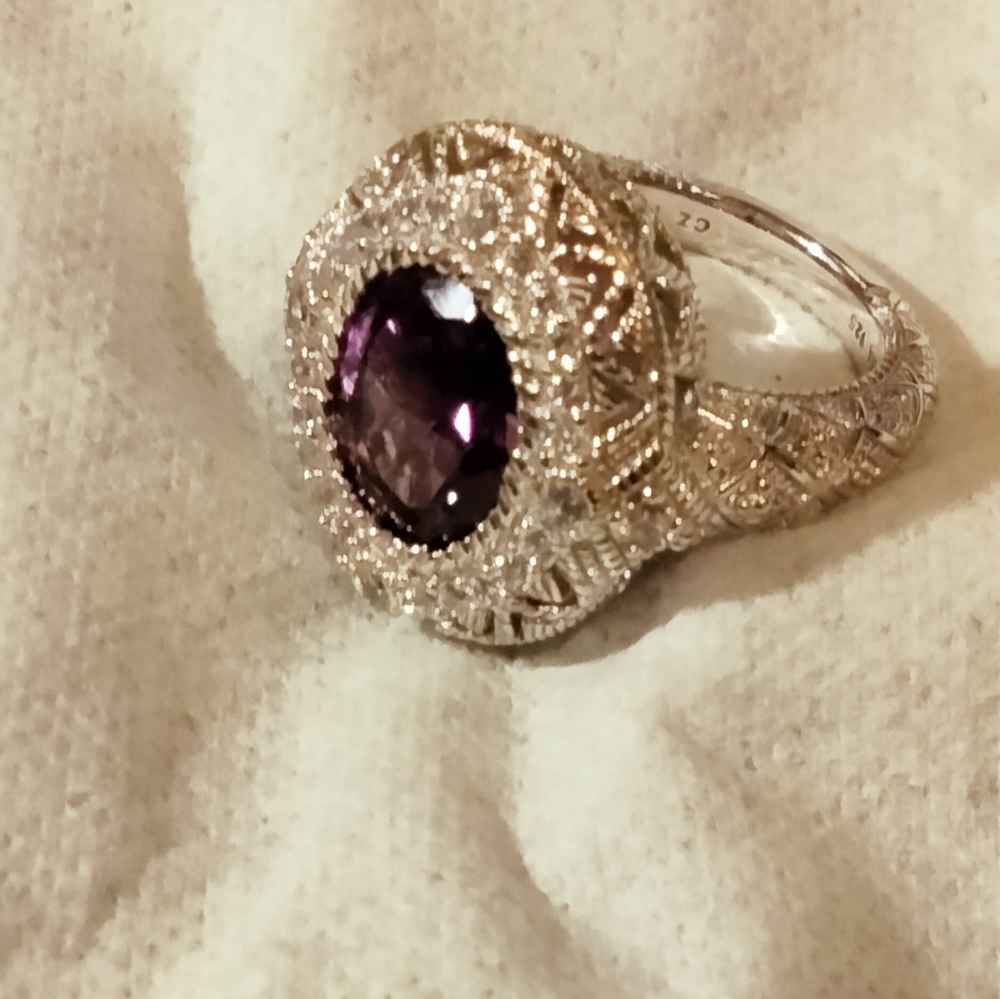Judith Ripka sterling silver pavè Ring